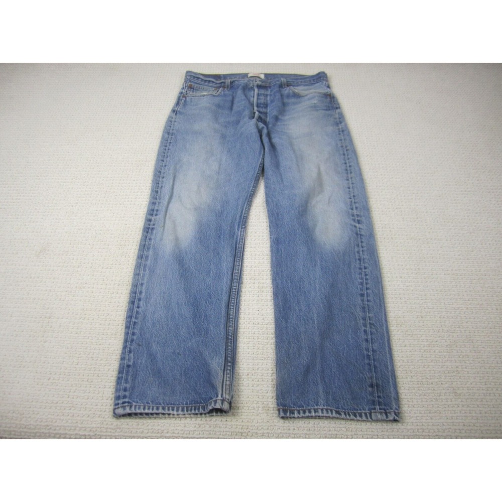 Levi's 501XX Jeans Mens 38 Blue Denim 5 Button‎ Fly Slim Fit 36x31 (actual)
